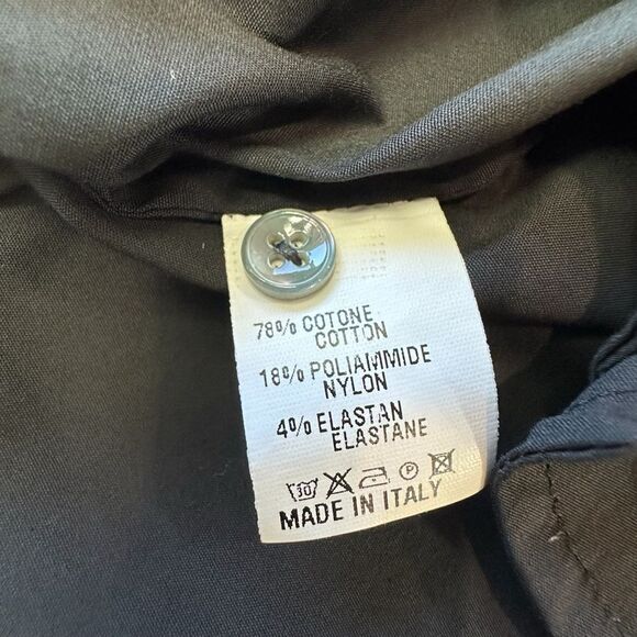 Sara Roka Black Art to Wear Stretch Mini Shirt Dress, 40/4 - Picture 9 of 9